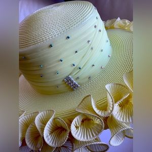 Church Hat - Canary Yellow